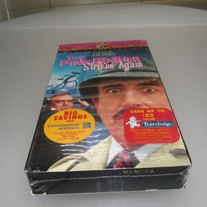 THE PINK PANTHER STRIKES AGAIN VHS ~SEALED!